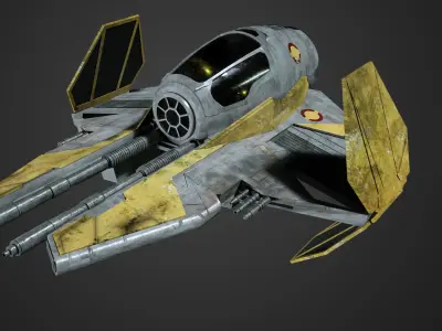 Jedi Starfighter ETA-2 3D model