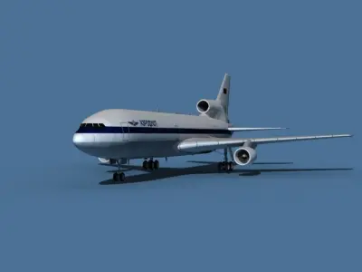 Lockheed L-1011-50 Aeroflot 3D model