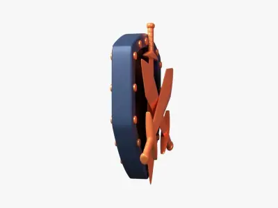 Bronze Tier 3D Illustration 3D model