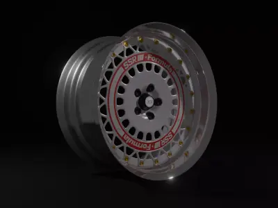 SSR Formula Aero Mesh Low-poly 3D model