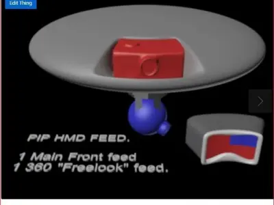 Translucent Cockpit Wall - Concept 3D model