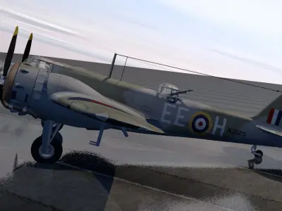Bristol Blenheim Mk-4F Bolingbroke  -  RCAF 3D model