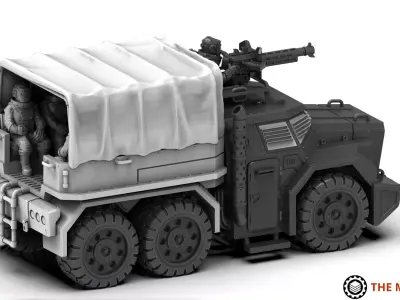 Ironblood - Juggertruck Weapons platform 3D print model