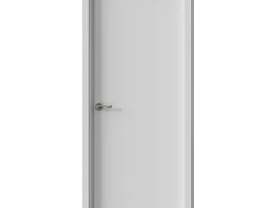  Interior Wooden Door Model, White 