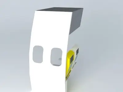 Alliance Airlines economy class seats Free 3D model