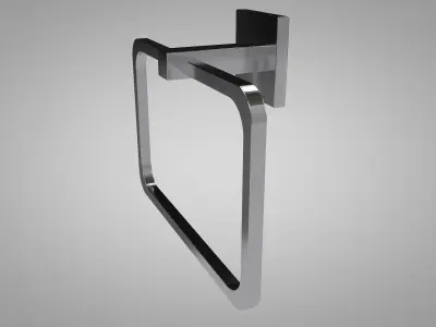 Towel Hanger Free low-poly 3D model