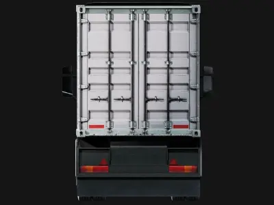 Cargo Truck Low-poly 3D model