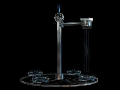Teleport Station 3D model
