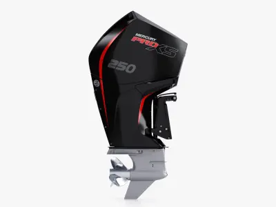 Mercury Pro XS 250 Outboard Motor 3D model