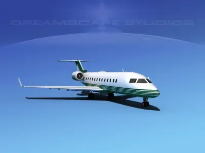Bombardier Challenger 850 V01 3D model