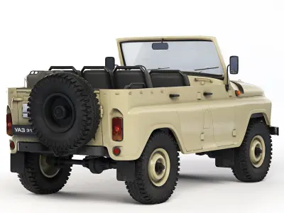UAZ 3151 1985 3D model