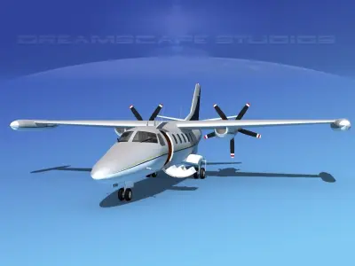 Dreamscape AF-46 Turbo Star Executive V04 3D model