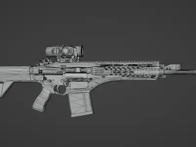 MPT-76 And ASELSAN A940 Low-poly 3D model