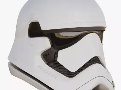 Star Wars First Order Stormtrooper Helmet 3D model