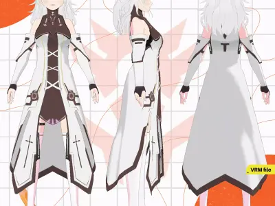 VRM SCI FI WARRIOR PRIEST BOSS RPG ARMOR MODEL 3D model