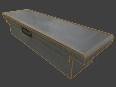 HUSKY TOOLBOX BRIGHT ALUMINUM 3D model