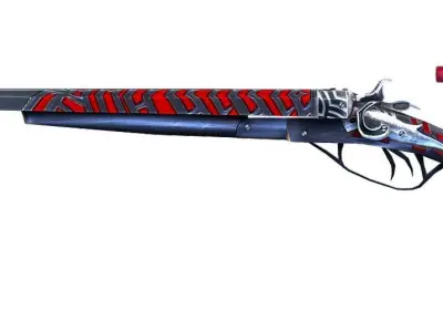 Double Barrel Shotgun 03 Low-poly 3D model