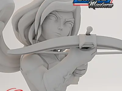 GI JOE Characters Scarlett Full-figure Pose 03 3D print model