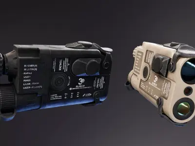 DLIRIL50 Laser Pointer and Illuminator Low-poly 3D model