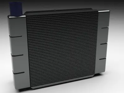 Car Radiator 3D model