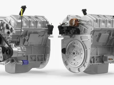 Car Engine 3D model buy