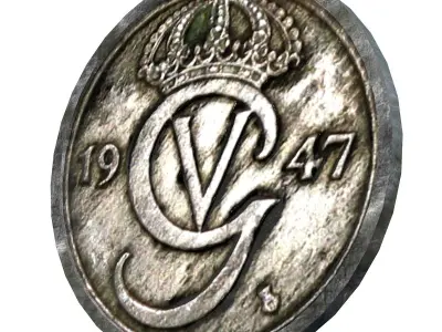 Historic Coins Low-poly 3D model