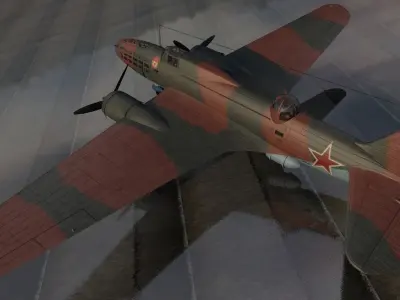 Ilyushin IL-4 - IL-4T - DB-3F 3D model