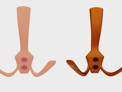 Coat Hooker Free 3D model