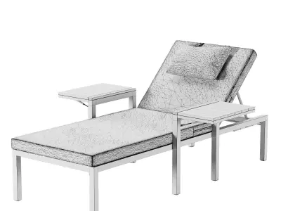 Milas sunbed 3D model