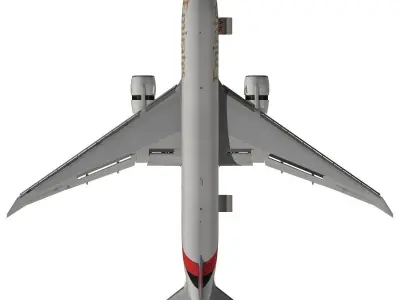 Boeing 777-200F Emirates SkyCargo 3D model
