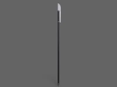 PBR Polearm V1a Low-poly 3D model