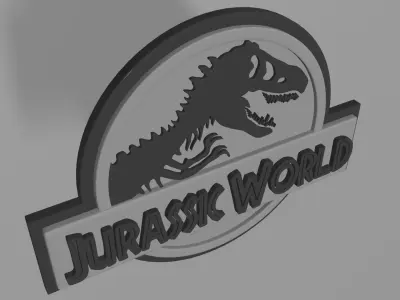 Jurassic World Free low-poly 3D model