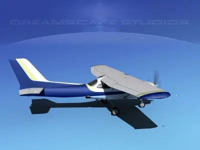 Cessna 172RG Cutlass V04 3D model