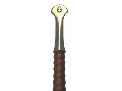 Dagger sword of king arthur Low-poly 3D model