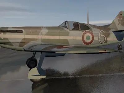 Dewoitine D-520 3D model