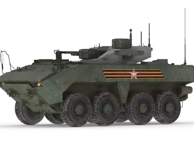 VPK 7829 Bumerang Low Poly Low-poly 3D model