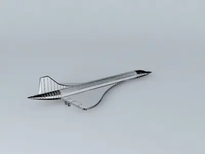 The Concorde Free 3D model