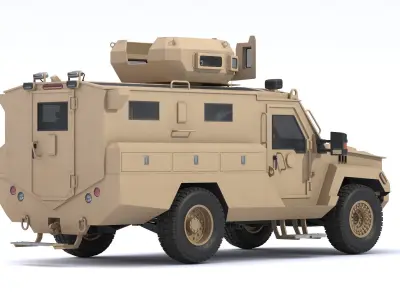 Lenco Bearcat G5 Tactical Armored Vehicle SWAT Truck  3D model