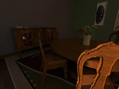 dinning room set 3D model