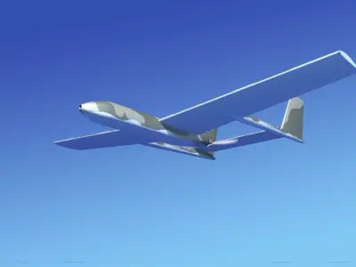 Mohajer 3 Drone 3D model