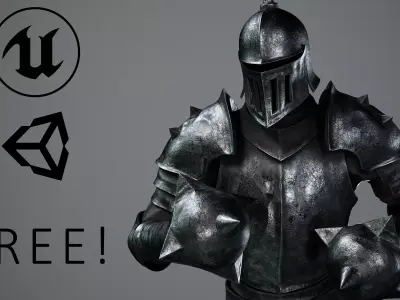 Iron Juggernaut Game Ready FREE Free low-poly 3D model