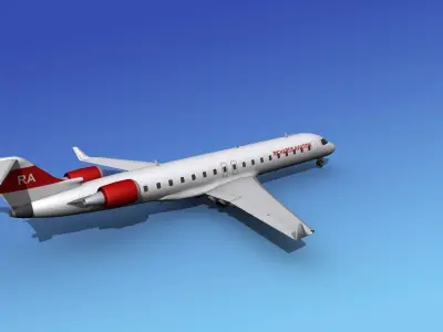 Bombardier CRJ700 Richards Aviation 3D model