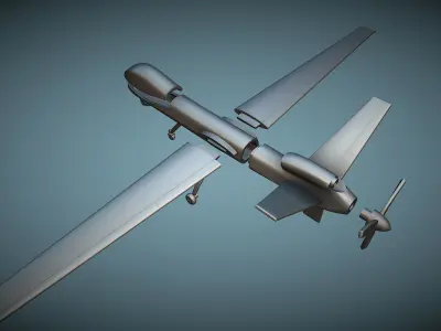 General Atomics MQ-9 Reaper - 3D Printable Model 3D print model