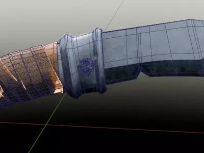 knife 3D model 34