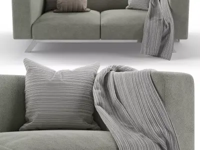 Modern Sofa 3Seaters Free 3D model