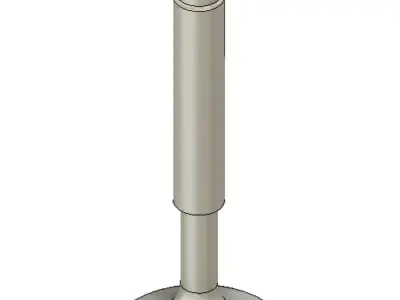 Inlet Valve - 4T Engine 3D model