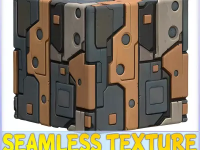 SciFi Seamless Texture Texture 75