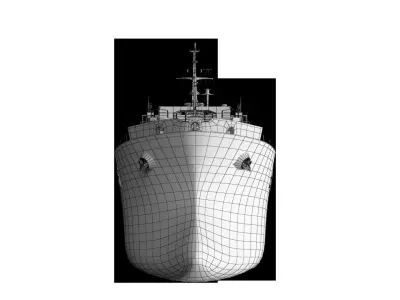 Qinghai Lake supply ship 885 of the PLA Navy model 3D model