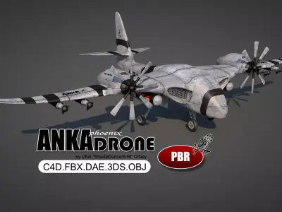 Anka  Attack Drone 3D model