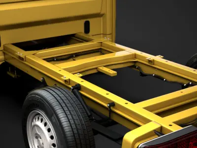 Freightliner Sprinter Chassis Crew Cab L2 FWD 2020 3D model